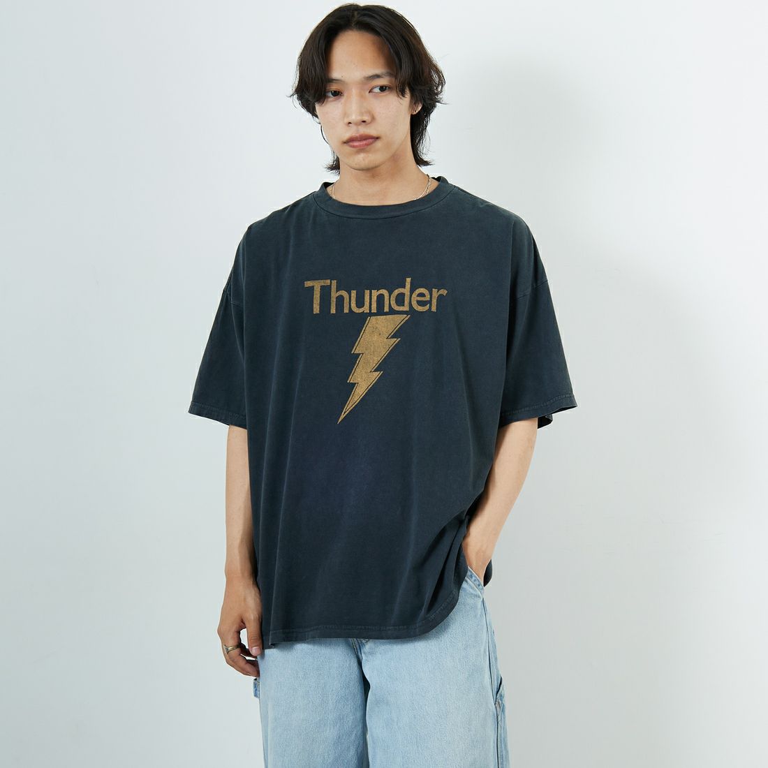 BLACK&&モデル身長：179cm 着用サイズ：M&&