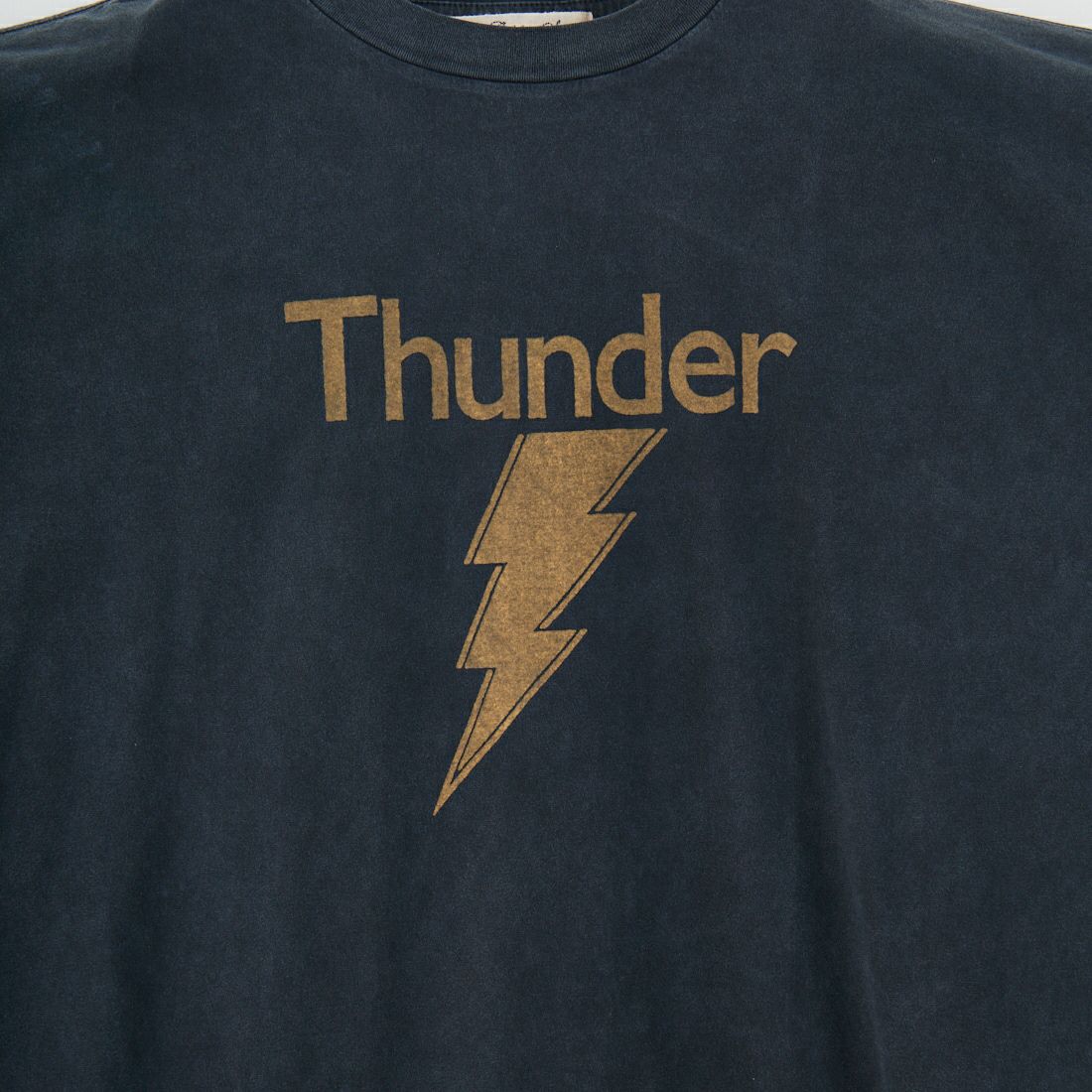 REMI RELIEF [レミレリーフ] 別注 ビッグプリントTシャツ THUNDER [RN28369284-JF] BLACK