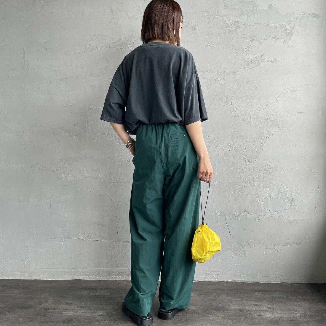 REMI RELIEF [レミレリーフ] 別注 ビッグプリントTシャツ THUNDER [RN28369284-JF] BLACK