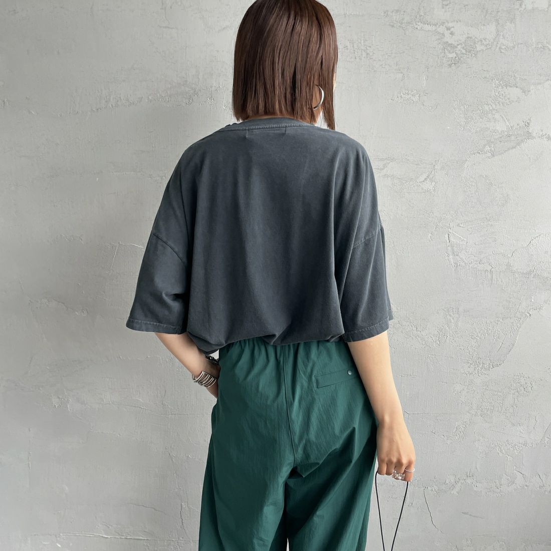 REMI RELIEF [レミレリーフ] 別注 ビッグプリントTシャツ THUNDER [RN28369284-JF] BLACK
