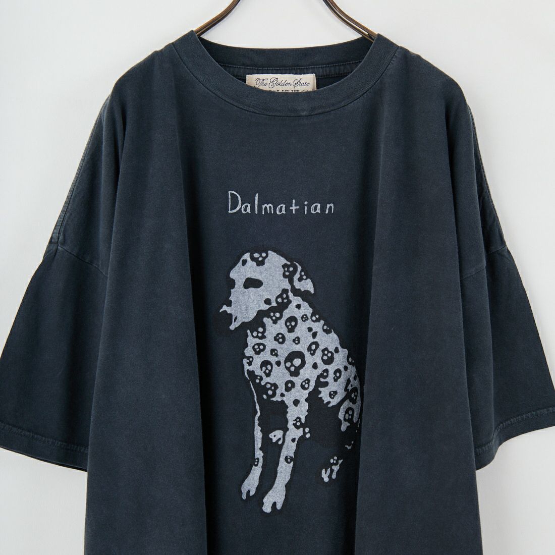 REMI RELIEF [レミレリーフ] 別注 ビッグプリントTシャツ DOG [RN28369287-JF] BLACK