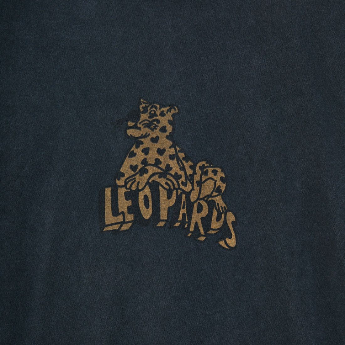 REMI RELIEF [レミレリーフ] 別注 ビッグプリントTシャツ LEOPARDS [RN28369290-JF] BLACK