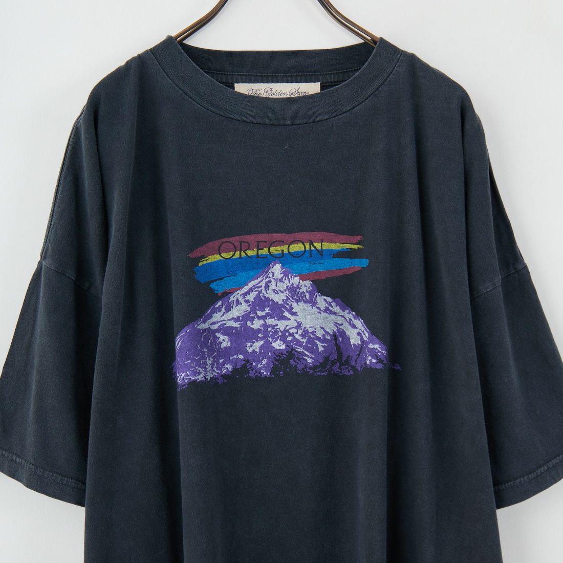 REMI RELIEF [レミレリーフ] 別注 ビッグプリントTシャツ OREGON [RN28369292-JF] BLACK