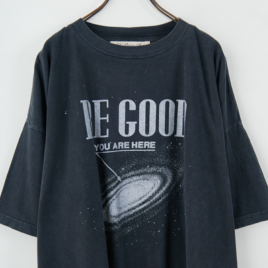 REMI RELIEF [レミレリーフ] 別注 ビッグプリントTシャツ BE GOOD [RN28369293-JF] BLACK