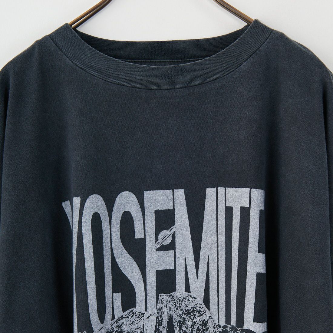 REMI RELIEF [レミレリーフ] 別注 ビッグプリントTシャツ YOSEMITE [RN28369294-JF] BLACK