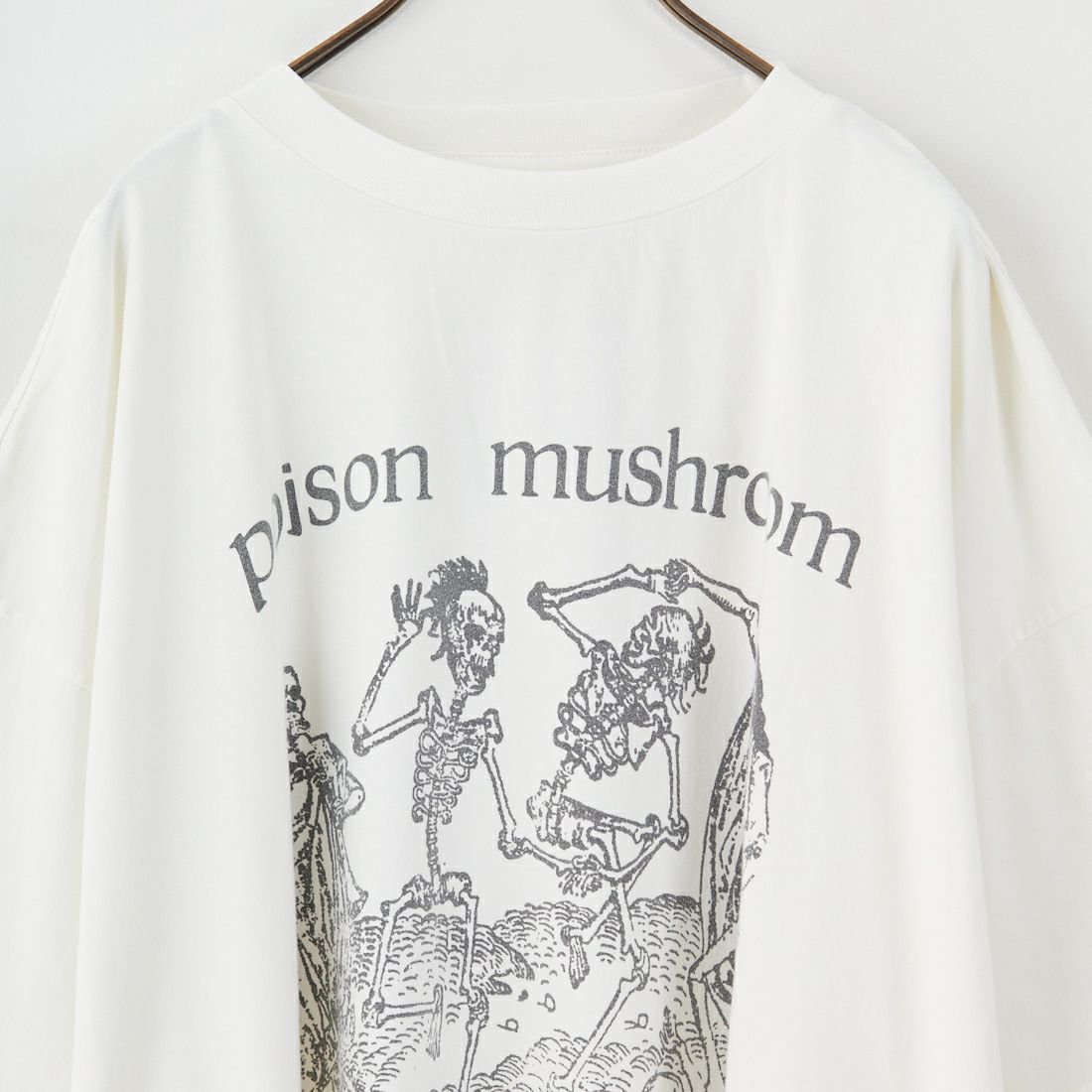 REMI RELIEF [レミレリーフ] 別注 ビッグプリントTシャツ POISON MUSHROOM [RN28369296-JF] OFF WHITE