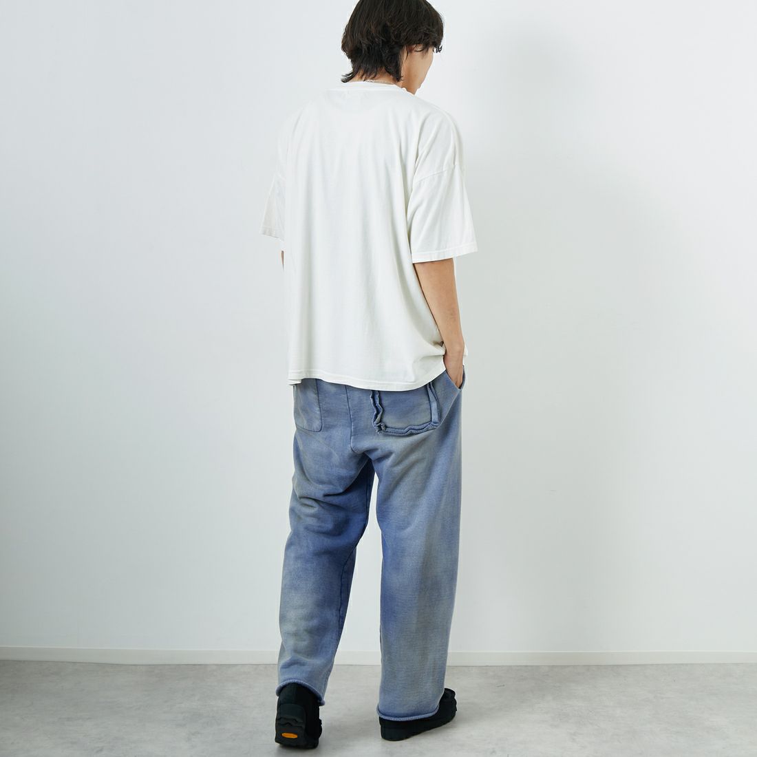 REMI RELIEF [レミレリーフ] 別注 ビッグプリントTシャツ POISON MUSHROOM [RN28369296-JF] OFF WHITE &&モデル身長：179cm 着用サイズ：M&&