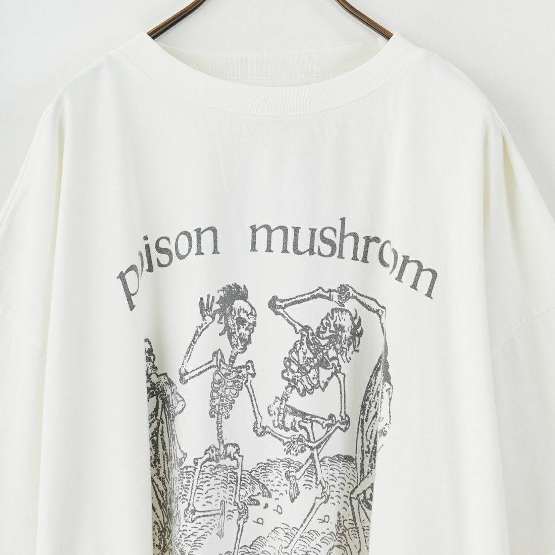 REMI RELIEF [レミレリーフ] 別注 ビッグプリントTシャツ POISON MUSHROOM [RN28369296-JF] OFF WHITE