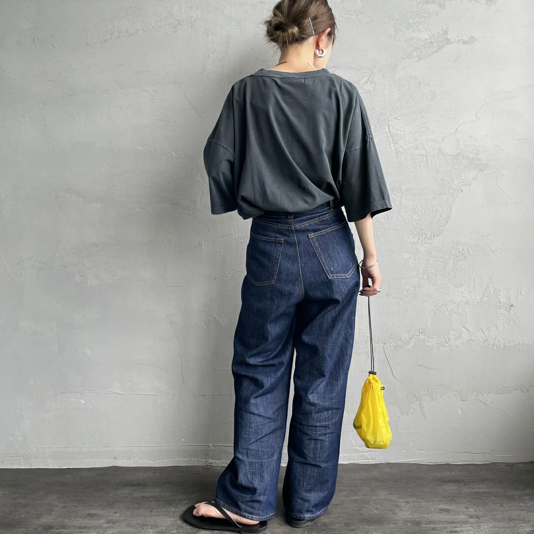 REMI RELIEF [レミレリーフ] 別注 ビッグプリントTシャツ SACRAMENT [RN28369286-JF] BLACK