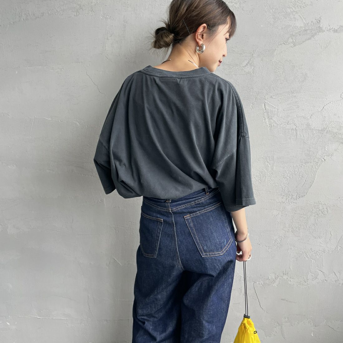 REMI RELIEF [レミレリーフ] 別注 ビッグプリントTシャツ SACRAMENT [RN28369286-JF] BLACK