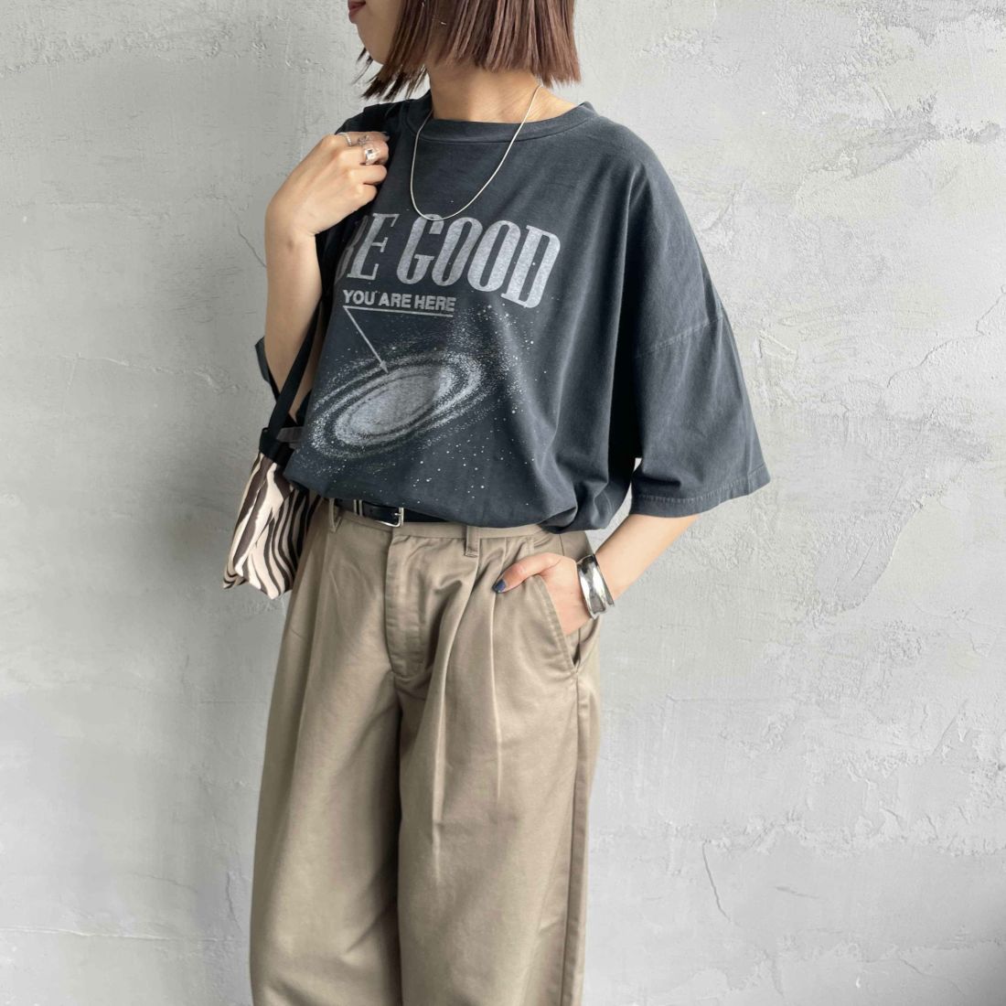 BLACK&&モデル身長：159cm 着用サイズ：S&&