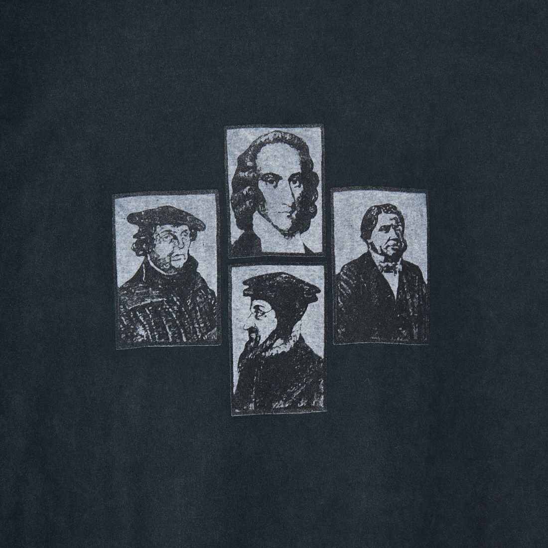 REMI RELIEF [レミレリーフ] 別注 ビッグプリントTシャツ GREAT PEOPLE [RN28369295-JF] BLACK