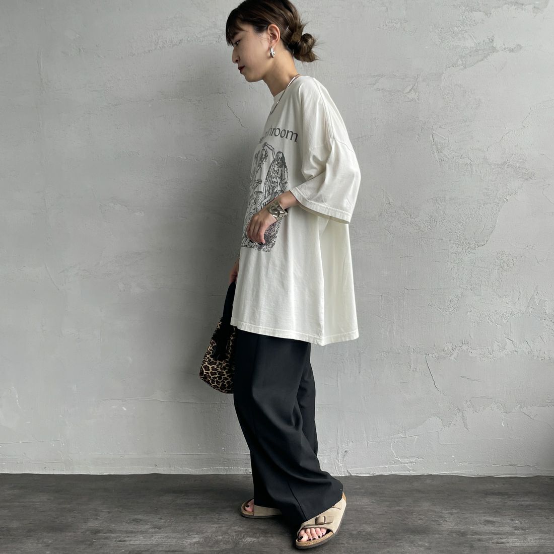 REMI RELIEF [レミレリーフ] 別注 ビッグプリントTシャツ POISON MUSHROOM [RN28369296-JF] OFF WHITE