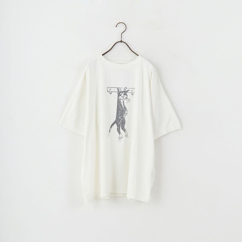 REMI RELIEF [レミレリーフ] 別注 ビッグプリントTシャツ AYA