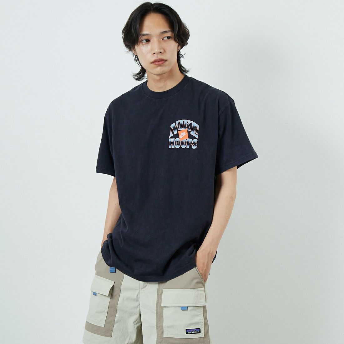 010 BLACK&&モデル身長：180cm 着用サイズL：L&&