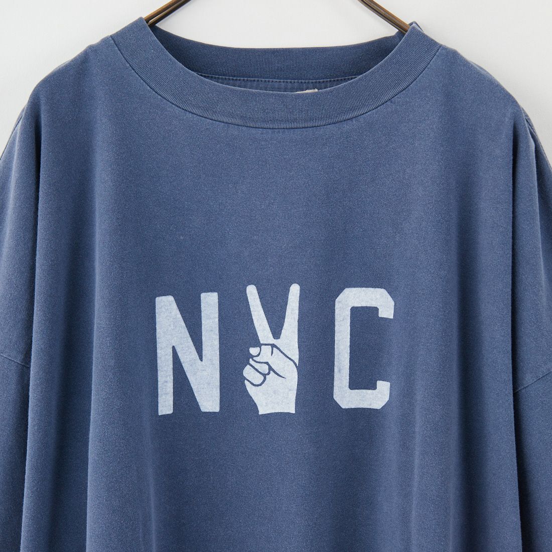 REMI RELIEF [レミレリーフ] 別注 ビッグプリントTシャツ NYC [RN28369305-JF] NAVY