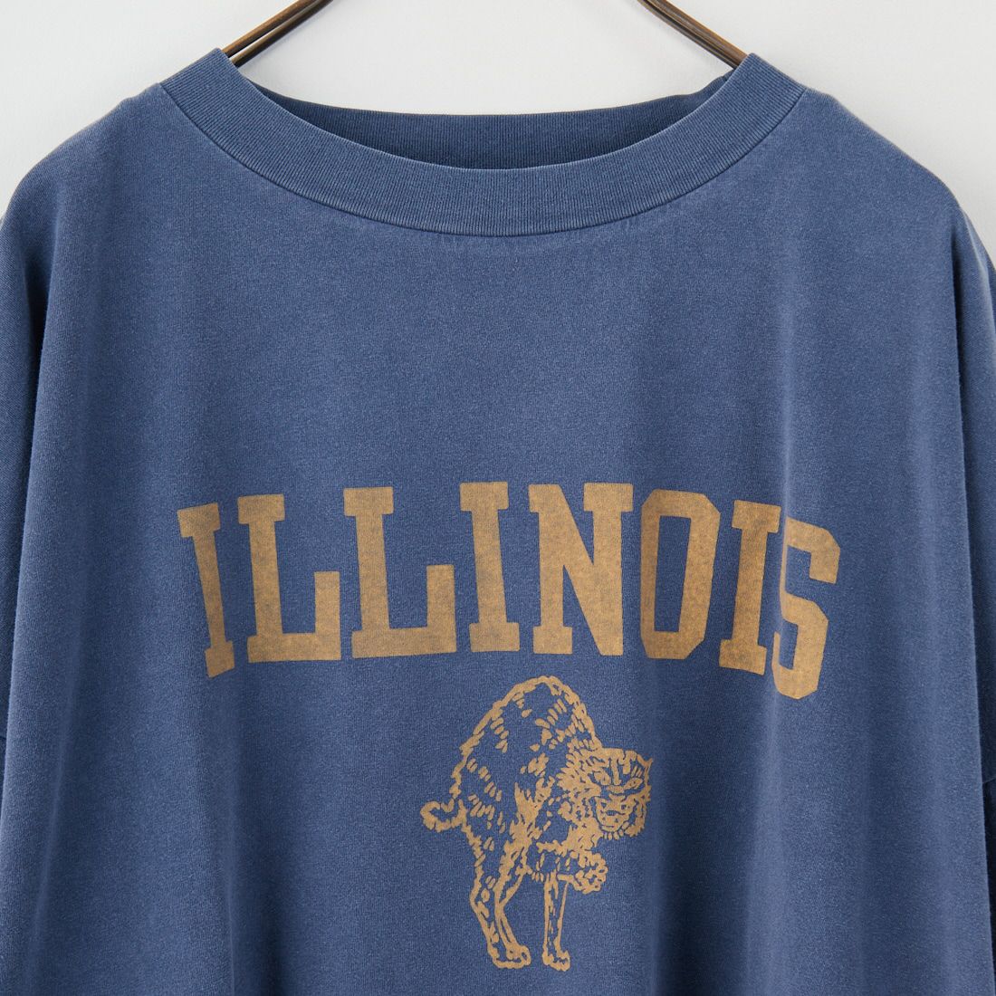 REMI RELIEF [レミレリーフ] 別注 ビッグプリントTシャツ ILLINOIS [RN28369306-JF] NAVY