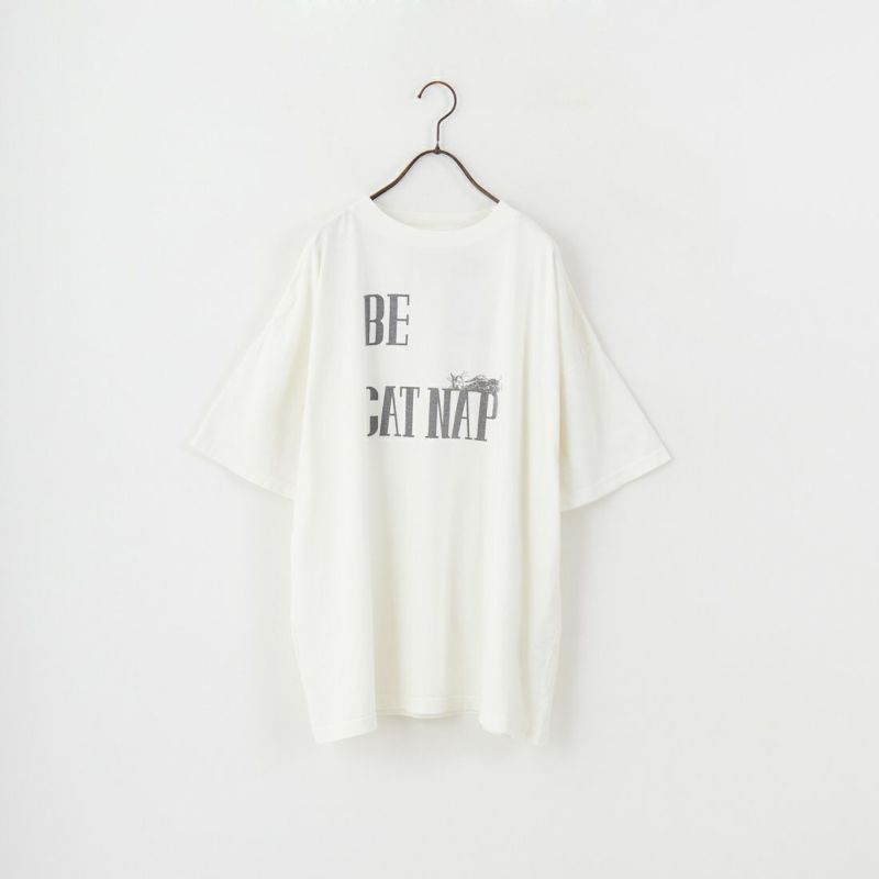 REMI RELIEF [レミレリーフ] 別注 ビッグプリントTシャツ BE