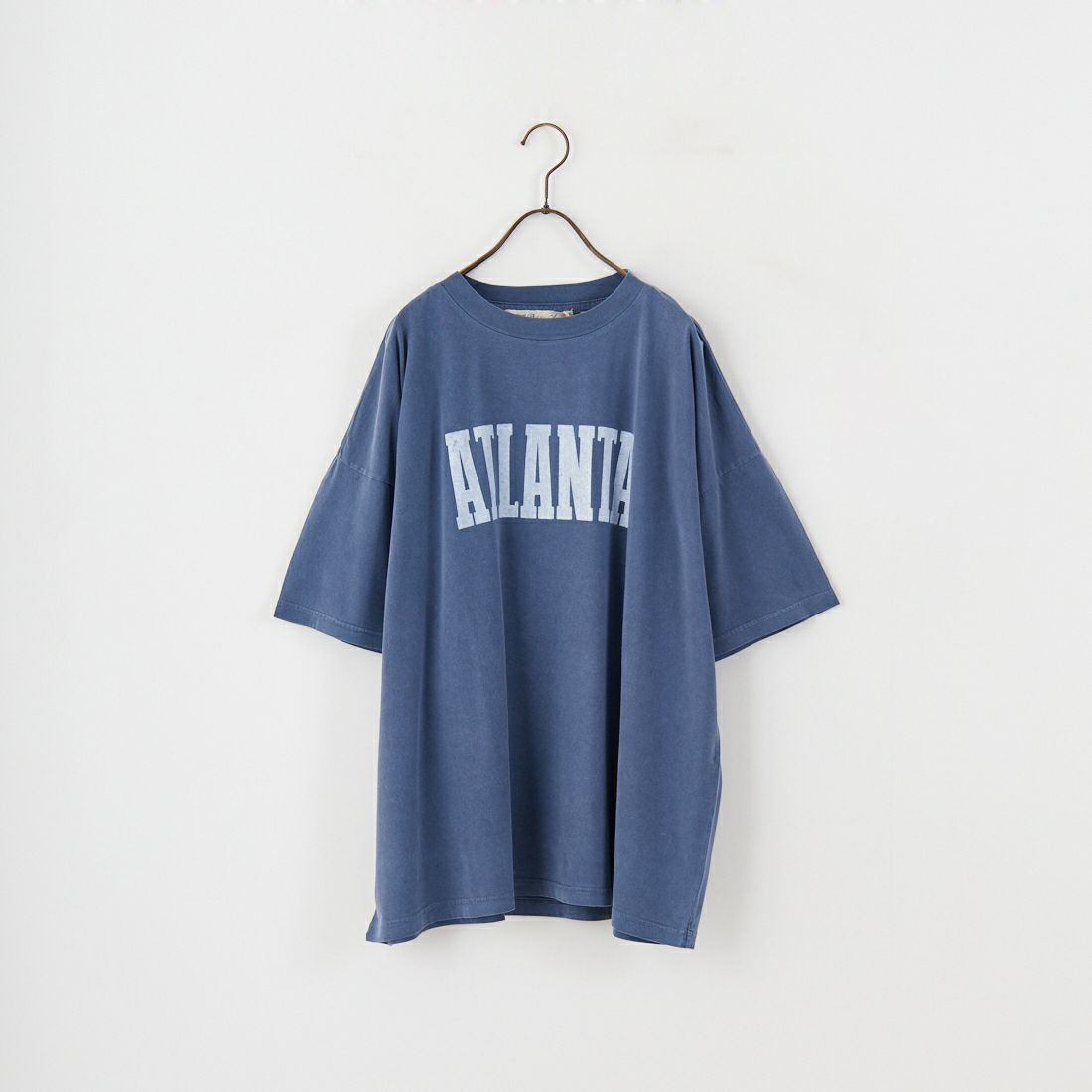 REMI RELIEF [レミレリーフ] 別注 ビッグプリントTシャツ ATLANTA [RN28369302-JF] NAVY