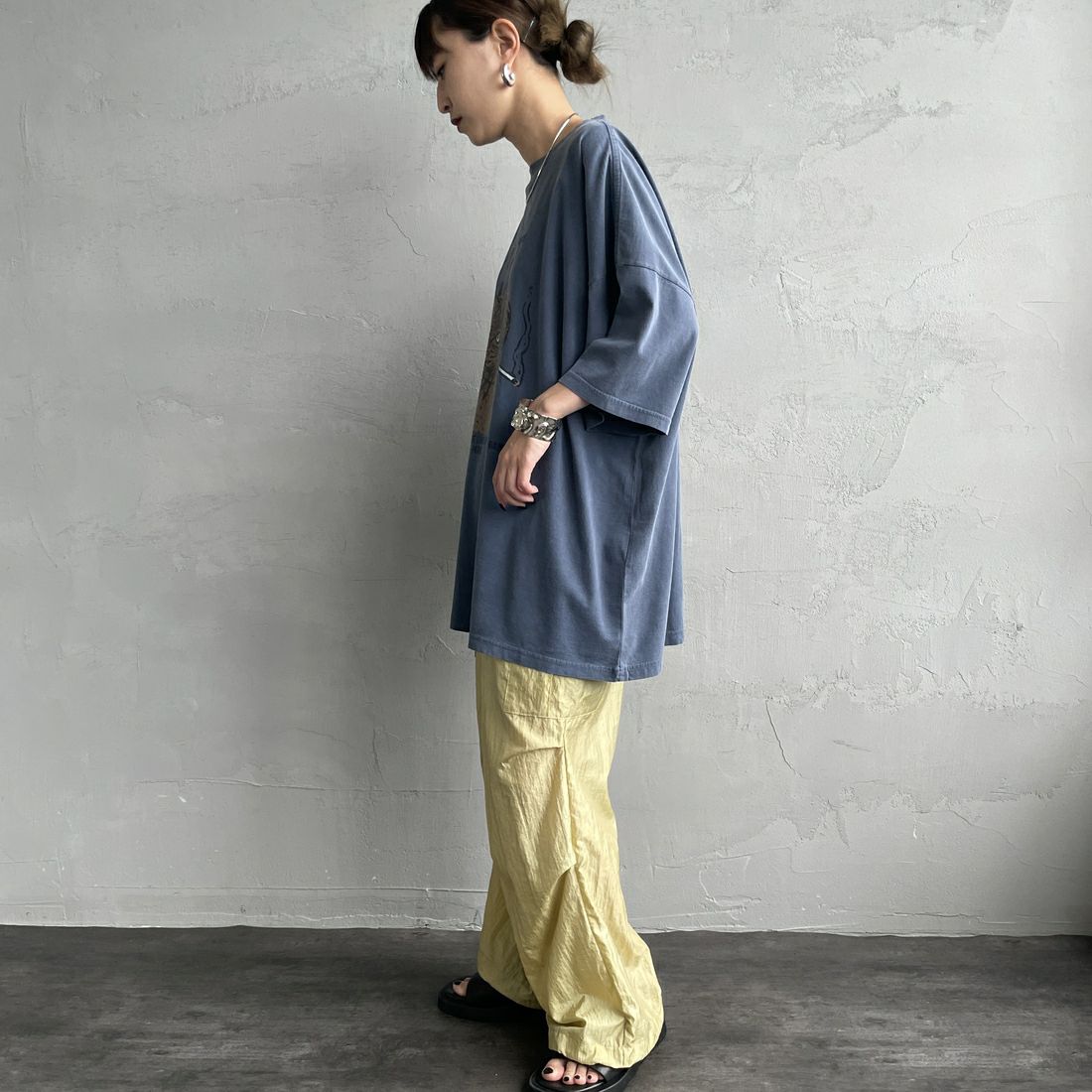 REMI RELIEF [レミレリーフ] 別注 ビッグプリントTシャツ I NEED [RN28369303-JF] NAVY