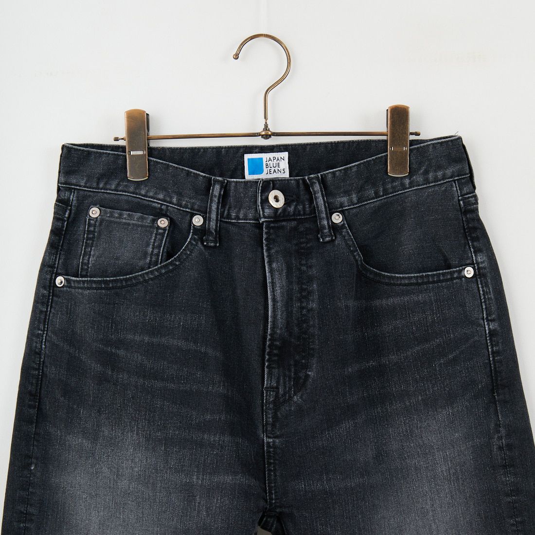 JAPAN BLUE [ジャパンブルー] 12OZ アルティメットストレッチワイドブラックデニムパンツ [JBAG1526] B01