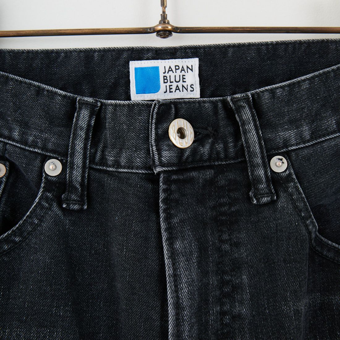 JAPAN BLUE [ジャパンブルー] 12OZ アルティメットストレッチワイドブラックデニムパンツ [JBAG1526] B01