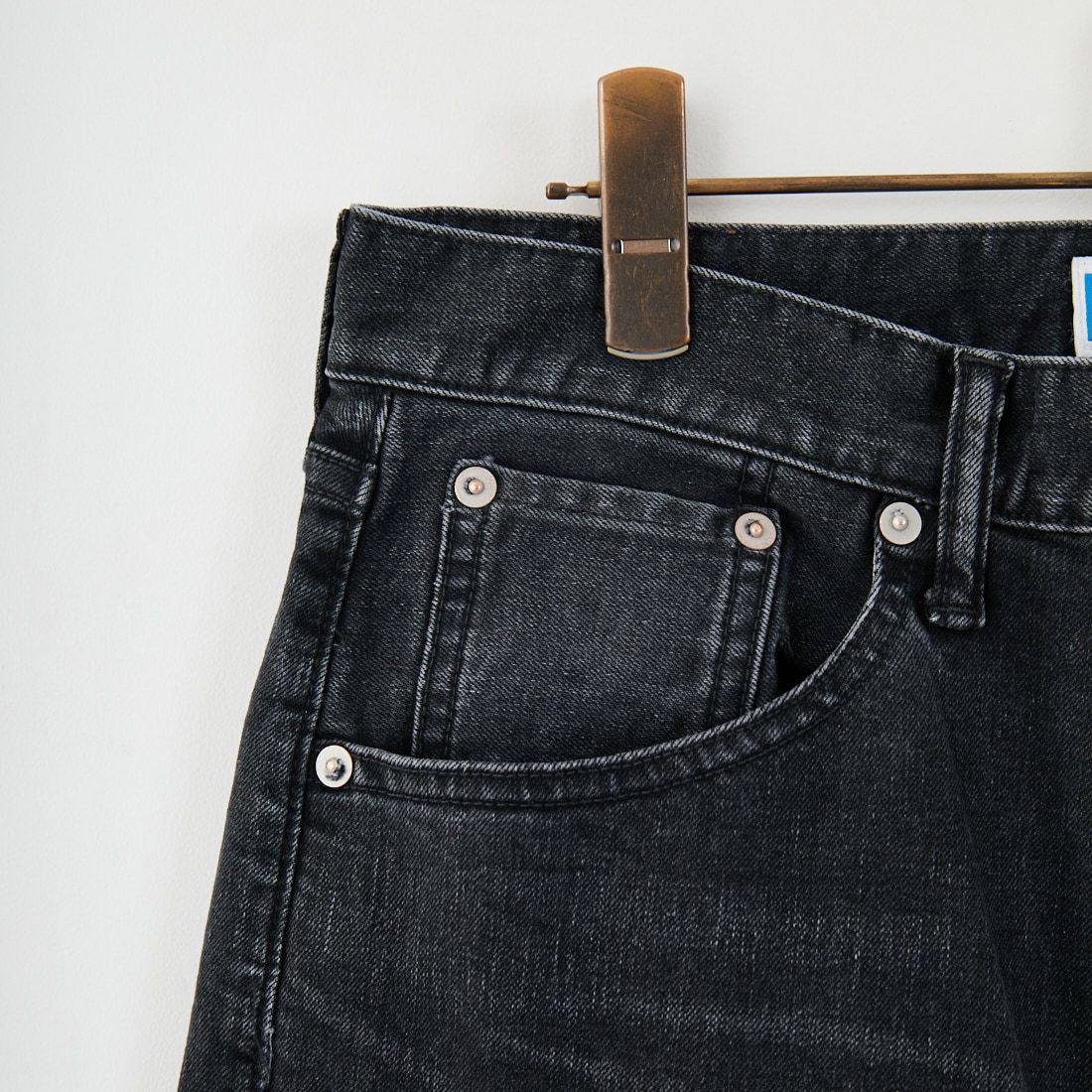 JAPAN BLUE [ジャパンブルー] 12OZ アルティメットストレッチワイドブラックデニムパンツ [JBAG1526] B01