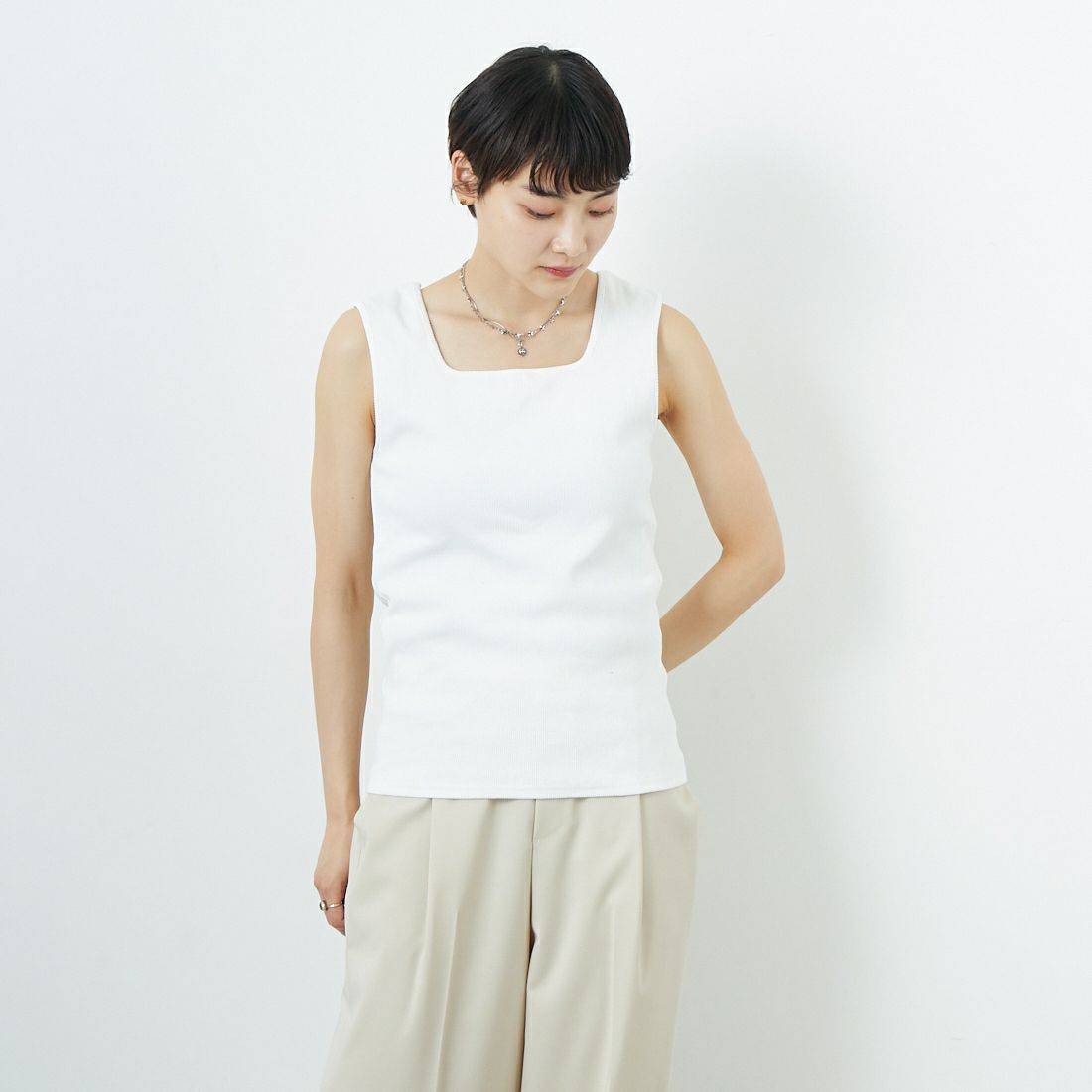 02 OFF&&モデル身長：160cm 着用サイズ：F&&
