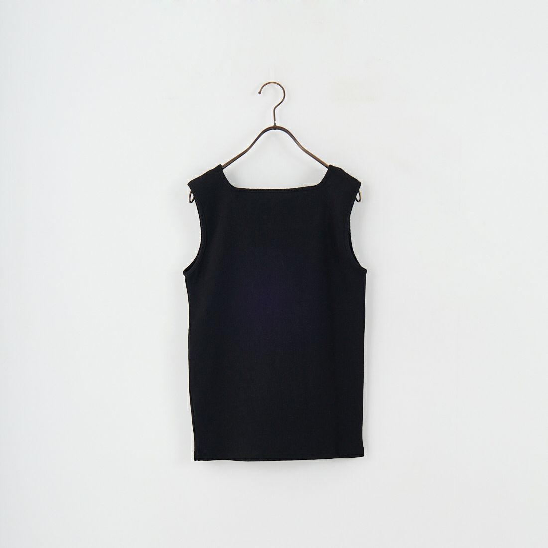 Maison de L'allure [メゾン ドゥ ラリュール] テレコスクエアタンクトップ [M25122008] 09 BLACK