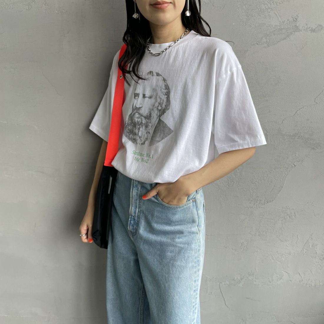 WHITE&&モデル身長：160cm 着用サイズ：F&&