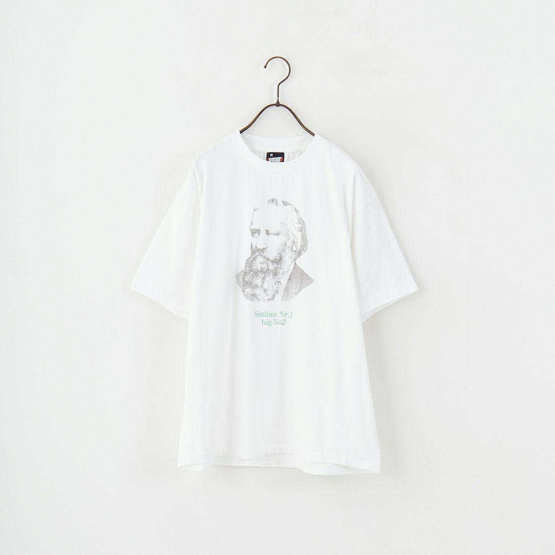 SCREEN STARS [スクリーンスターズ] 別注 コンポーザーズプリントTシャツ [2522-SSBTGRIN-JF] WHITE