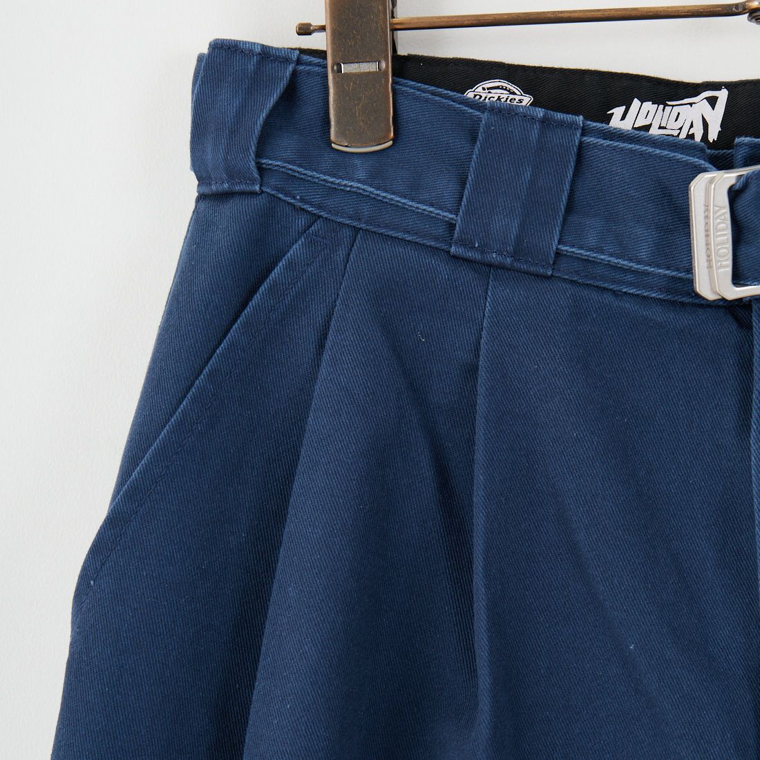 HOLIDAY [ホリデイ] DICKIES BELTED 2TUCK PANTS [25102142] NAVY