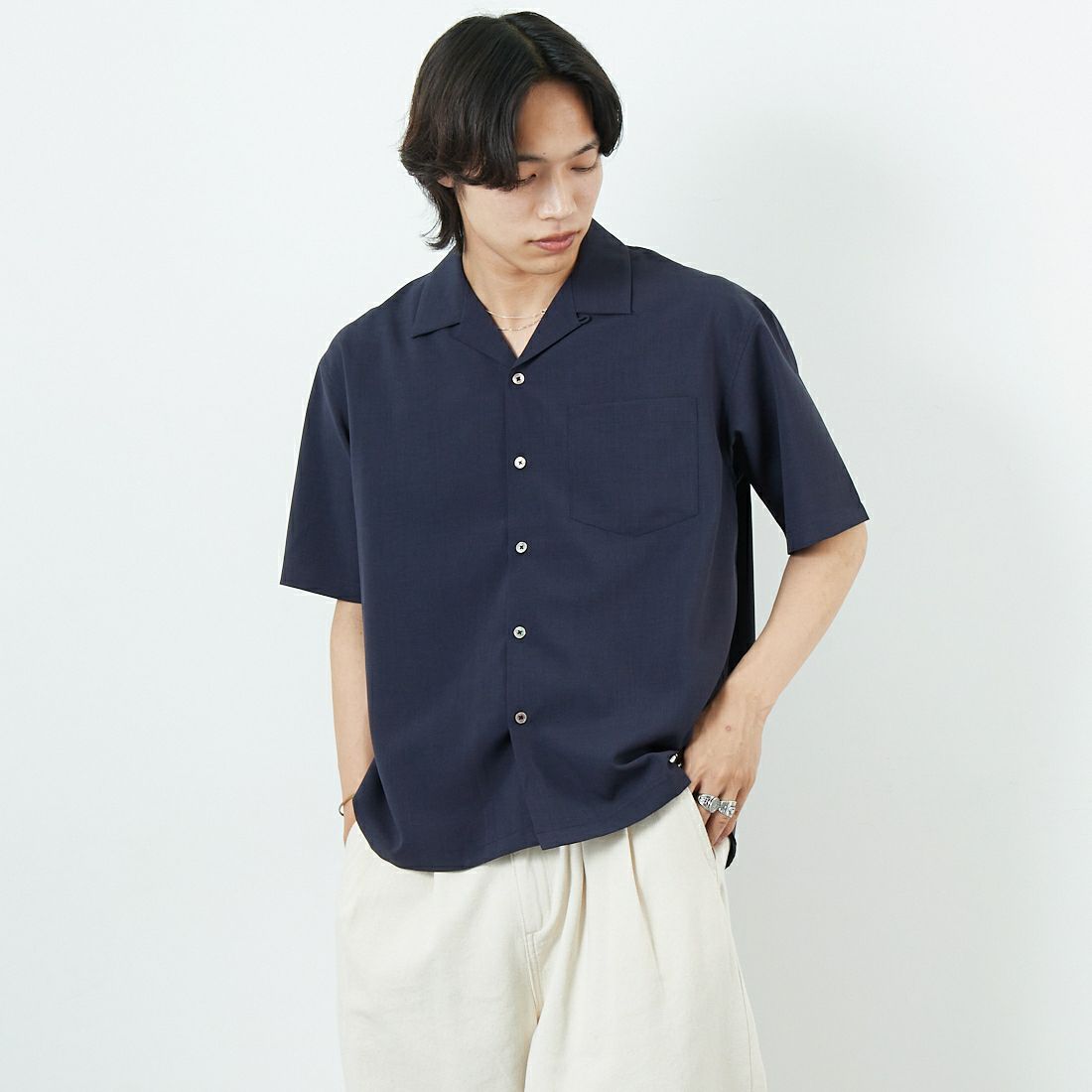 210 NAVY&&モデル身長：179cm 着用サイズ：1&&