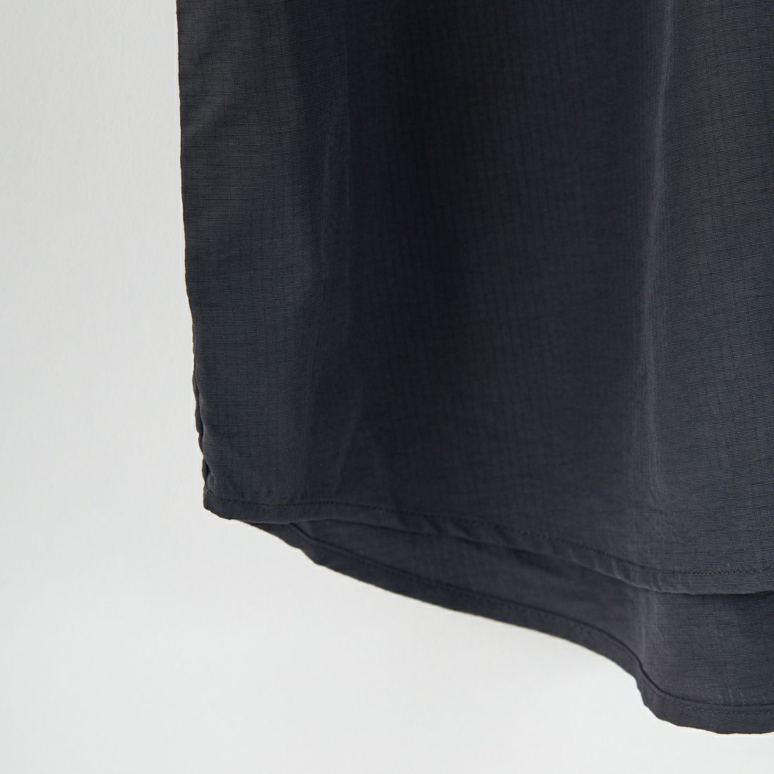Jeans Factory Clothes [ジーンズファクトリークローズ] TECH ナイロンリップバンドカラーシャツ [EPC-53103] 4 BLACK