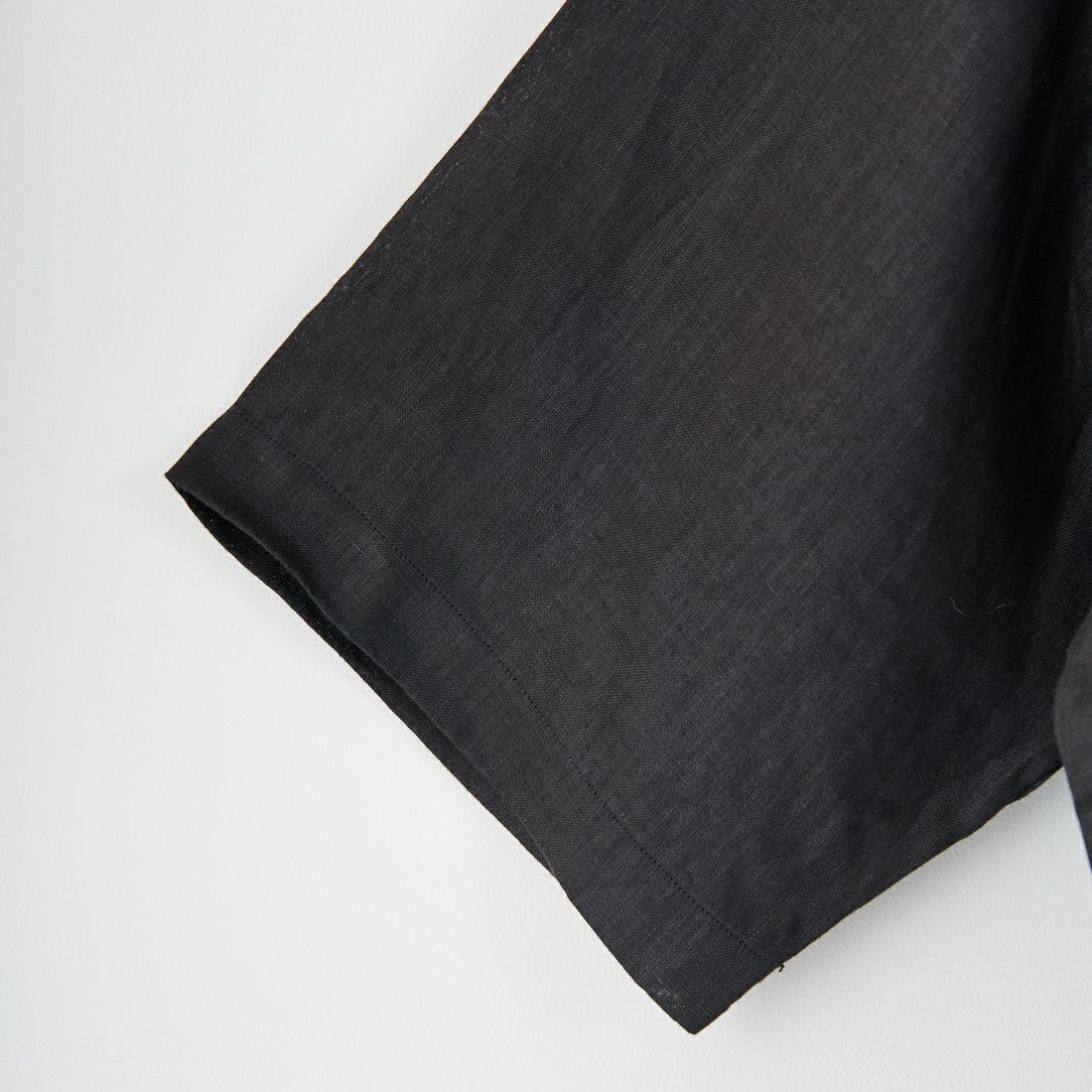 Jeans Factory Clothes [ジーンズファクトリークローズ] フレンチリネンワイドレギュラーカラーシャツ [BFP613] BLACK