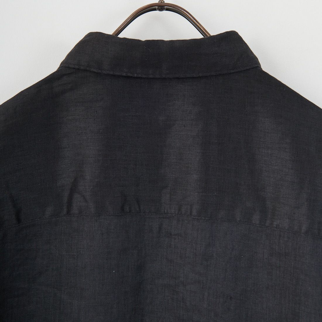 Jeans Factory Clothes [ジーンズファクトリークローズ] フレンチリネンワイドレギュラーカラーシャツ [BFP613] BLACK