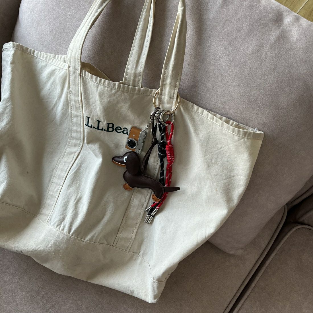 Jeans Factory Clothes [ジーンズファクトリークローズ] パラコードドッグチャーム キーホルダー [5-AC-IN5] ﾀﾞｰｸﾌﾞﾗｳﾝ