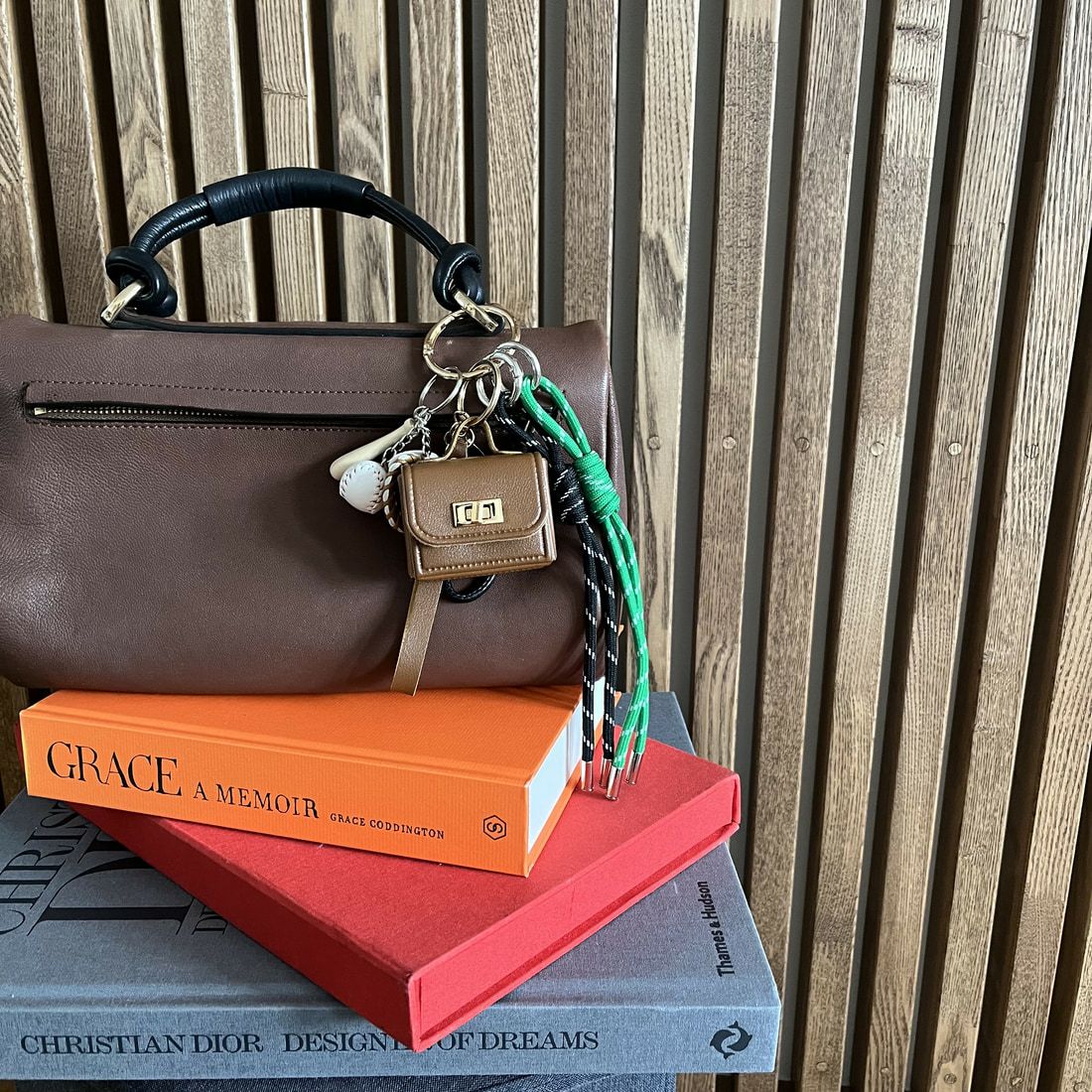 Jeans Factory Clothes [ジーンズファクトリークローズ] パラコードバッグチャーム キーホルダー [3-AC-IN5] ﾍﾞｰｼﾞｭ