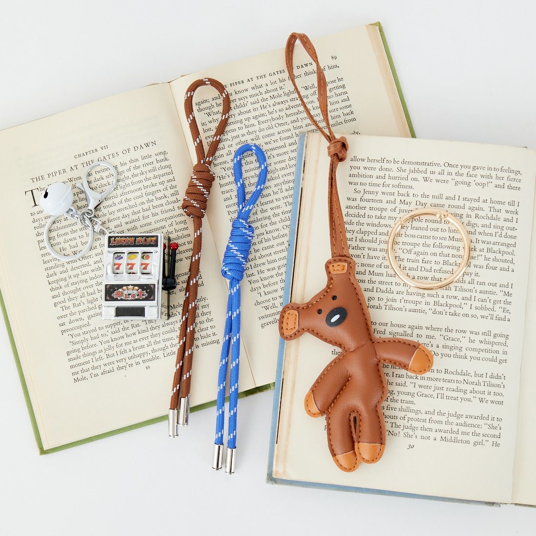 Jeans Factory Clothes [ジーンズファクトリークローズ] パラコードベアチャーム キーホルダー [4-AC-IN5] ﾌﾞﾗｳﾝ