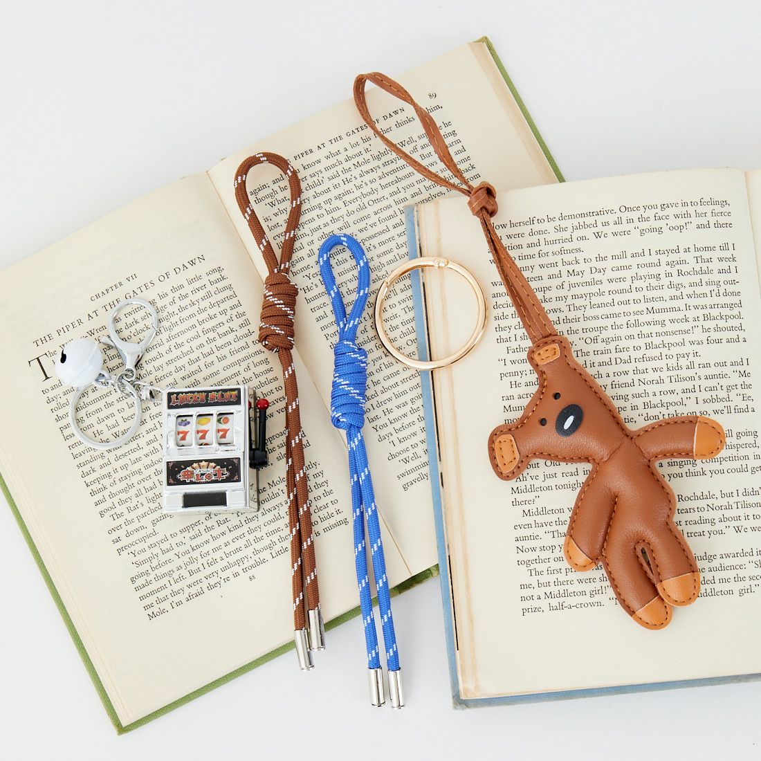 Jeans Factory Clothes [ジーンズファクトリークローズ] パラコードベアチャーム キーホルダー [4-AC-IN5] ﾌﾞﾗｳﾝ