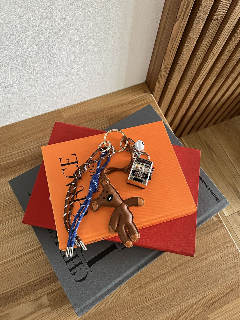 Jeans Factory Clothes [ジーンズファクトリークローズ] パラコードベアチャーム キーホルダー [4-AC-IN5] ﾌﾞﾗｳﾝ