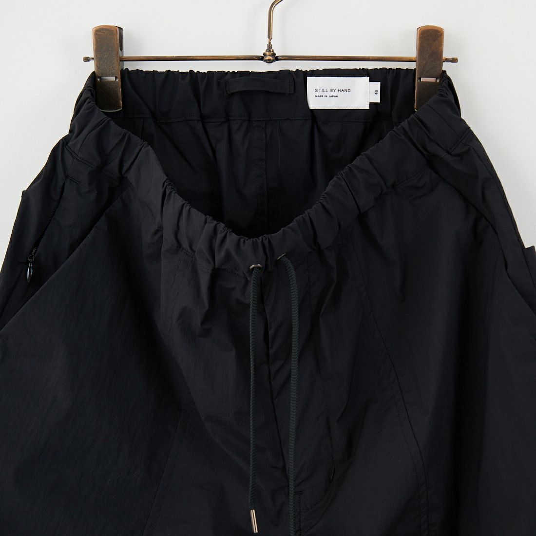 STILL BY HAND [スティルバイハンド] ナイロンイージーショーツ [PT02252] BLACK
