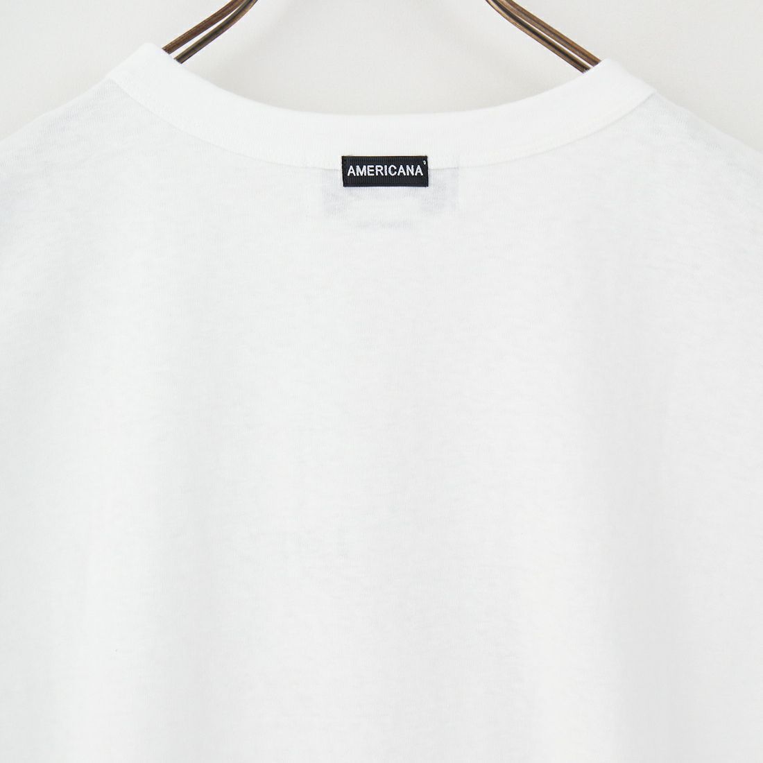 Americana [アメリカーナ] AMRCN ロールアップTシャツ [BRF-M-761A-1] ｵﾌﾎﾜｲﾄ