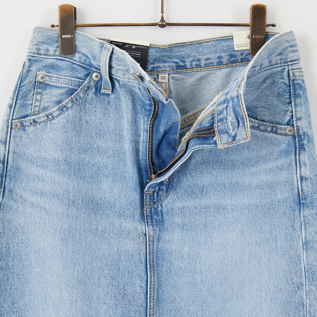 LEVI'S [リーバイス] ハイライズ バックスリットデニムスカート [001VH-00] 01 RIVETIN