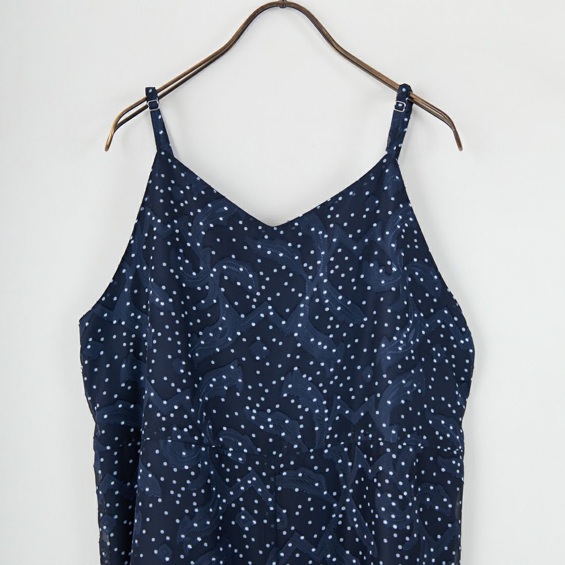 Jeans Factory Clothes [ジーンズファクトリークローズ] シアージャガードドットサロペット [755411] 83 ﾈｲﾋﾞｰ