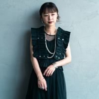 09 BLACK&&モデル身長：150cm 着用サイズ：F&&