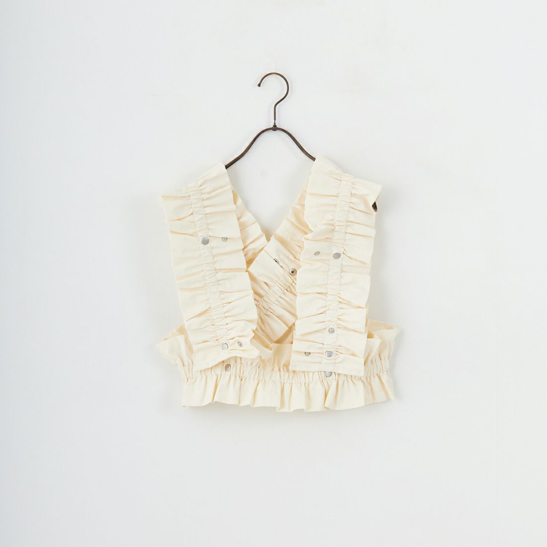 nenom [ネノム] × UjichanマルチWAYギャザーフリルベスト [NE25132006