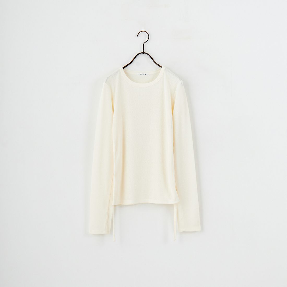 nenom [ネノム] サイドドロストシアーカットソー [NE25132001] 21 IVORY