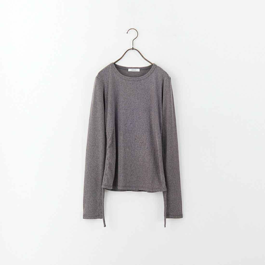 nenom [ネノム] サイドドロストシアーカットソー [NE25132001] 08 CHARCOA