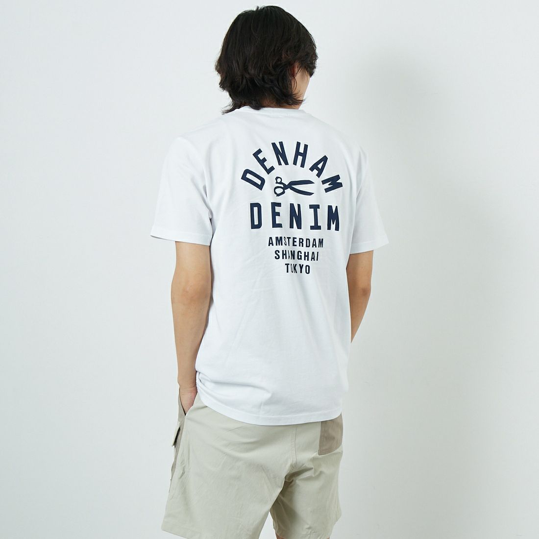 WHITE&&モデル身長：179cm 着用サイズ：M&&
